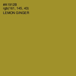 #A1912B - Lemon Ginger Color Image